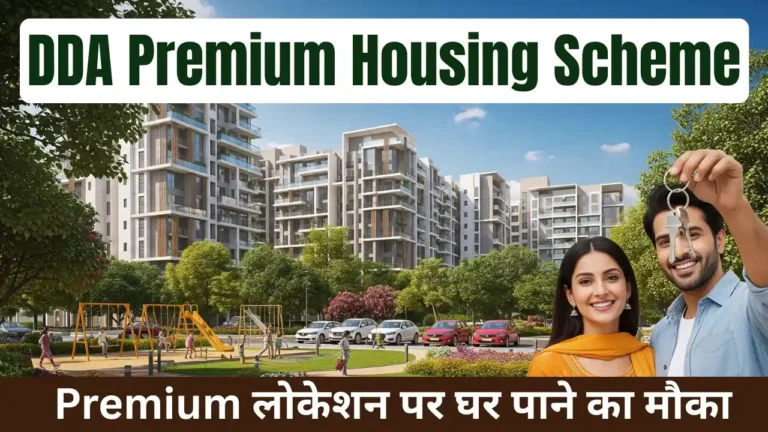 DDA Premium Housing Scheme 2025 Premium लोकेशन पर घर पाने का मौका