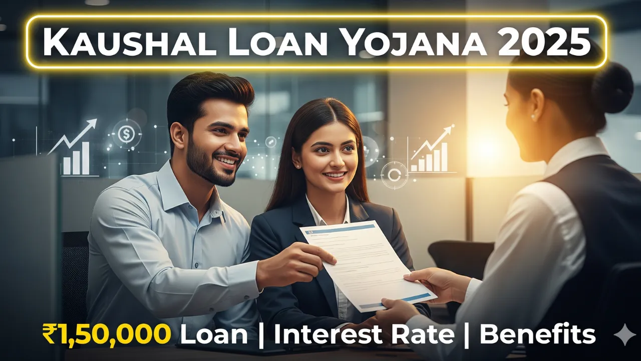 Kaushal Loan Yojana 2025 ₹1,50,000 तक का लोन, ब्याज दर और लाभ Kaushal Loan Yojana