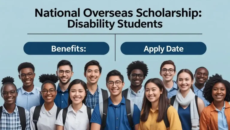 national overseas scholarship for disabled students