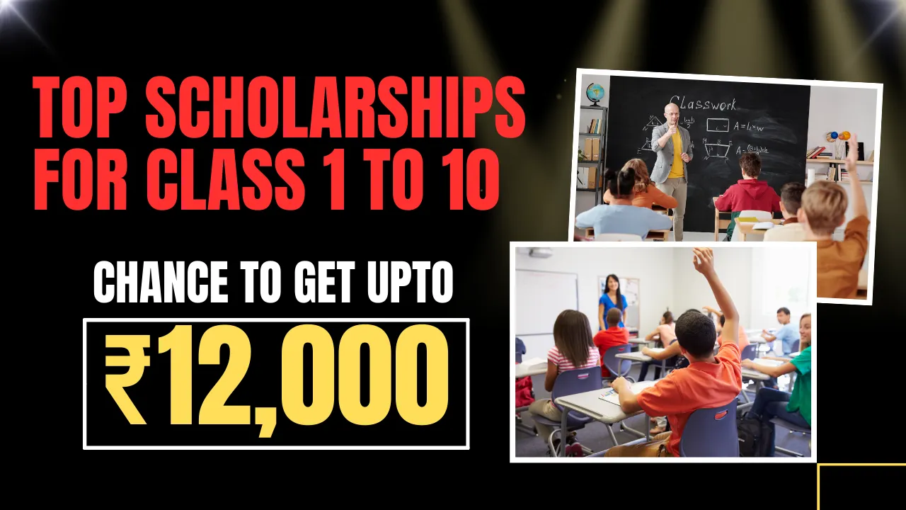 Scholarships for Class 1 to 10