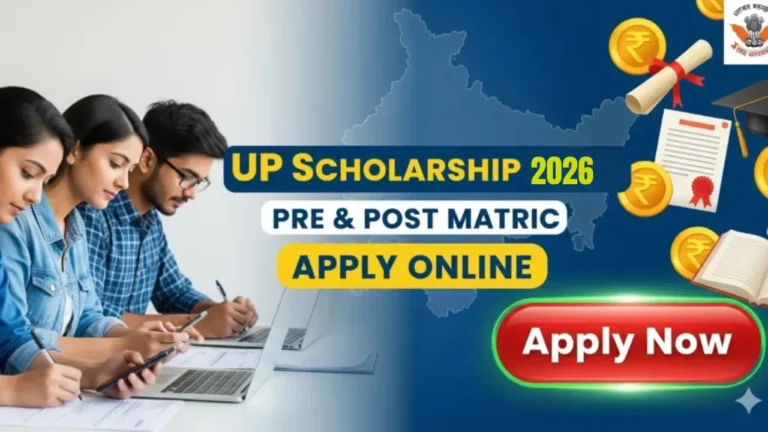UP Scholarship 2026 Online Form Apply Pre, Post Matric