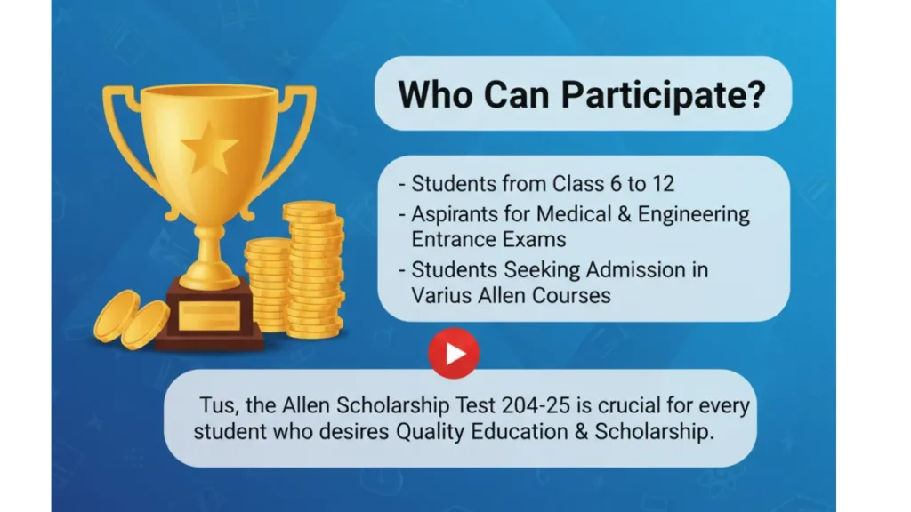 Allen Scholarship Test 2024-25 Date