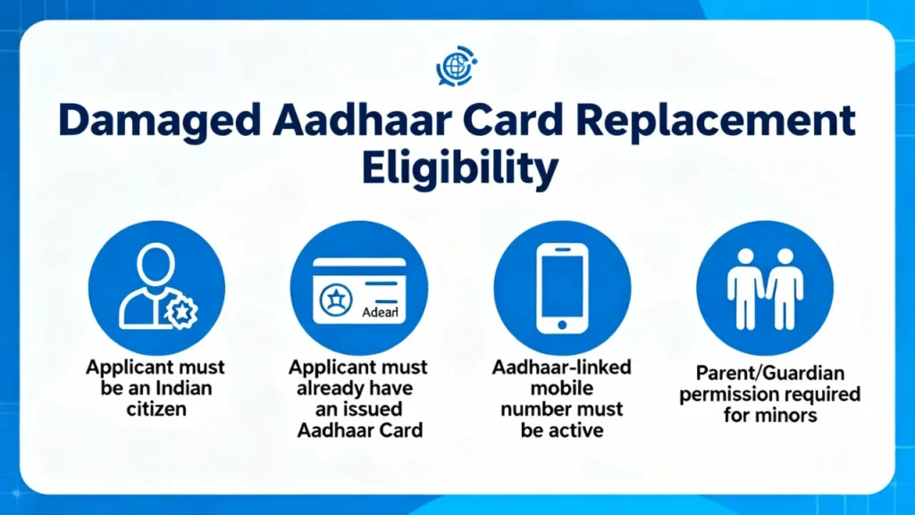 Damaged Aadhaar Card Replacement