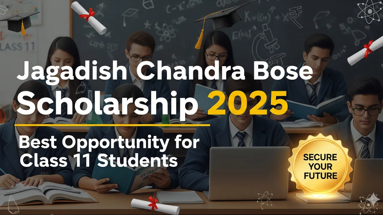 Jagadish Chandra Bose Scholarship for Class 11