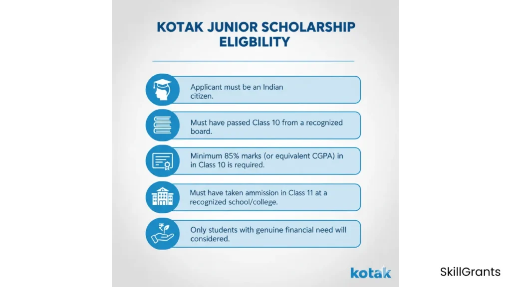 Kotak Junior Scholarship