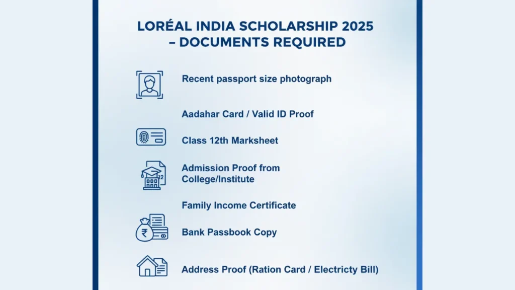 Loreal India Scholarship