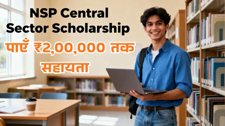 NSP Central Sector Scholarship से पाएँ ₹2,00,000 तक सहायता