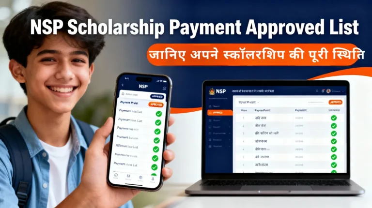 NSP Scholarship Payment Approved List जानिए अपने स्कॉलरशिप की पूरी स्थिति