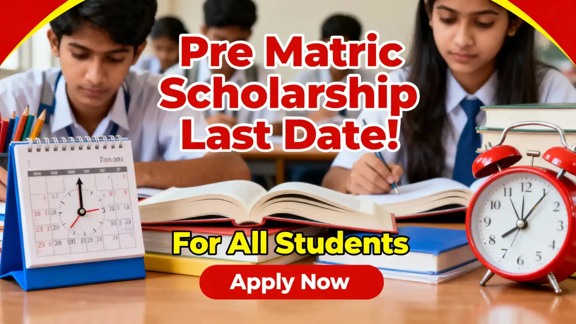 Pre Matric Scholarship Last date