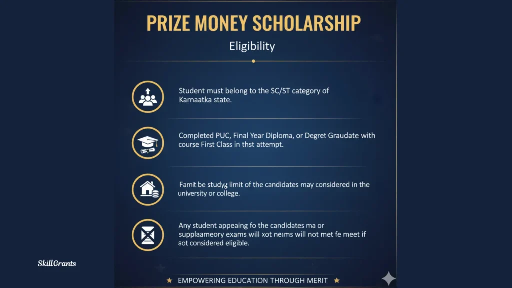 Prize Money Scholarship