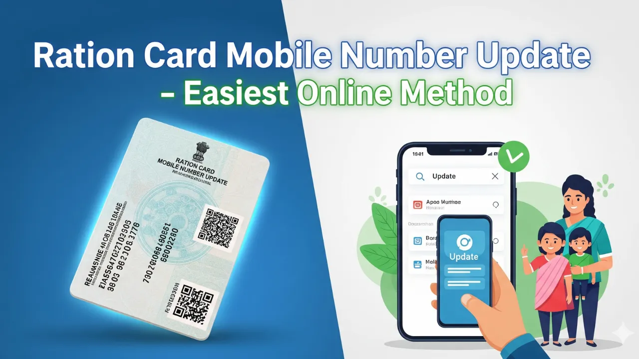 Ration Card Mobile Number Update