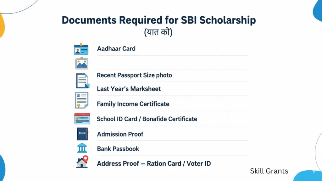 SBI Scholarship