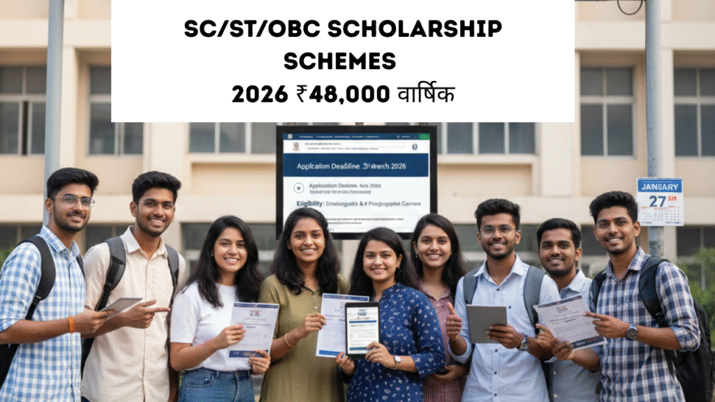 SC/ST/OBC Scholarship Schemes 