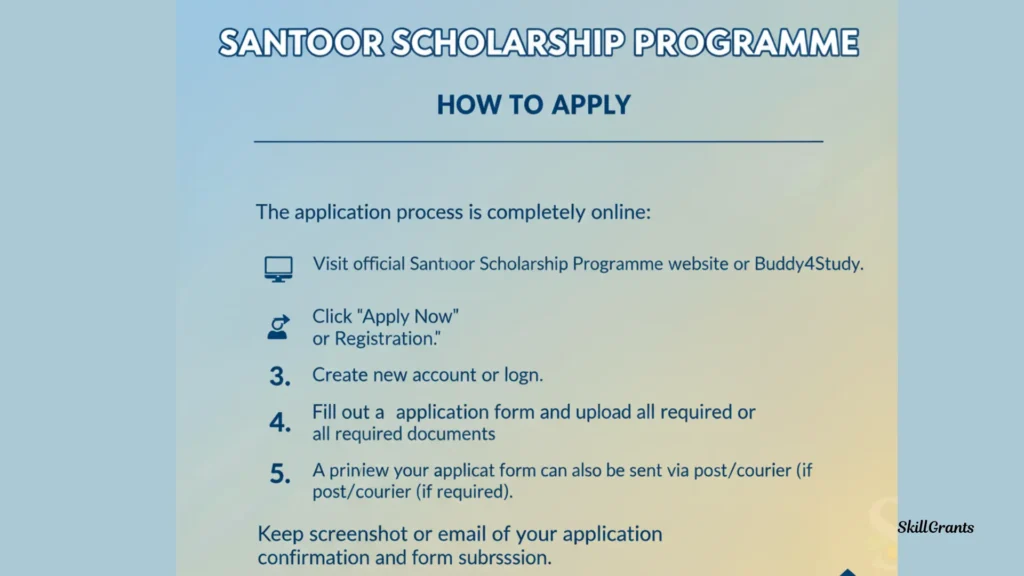 Santoor Scholarship