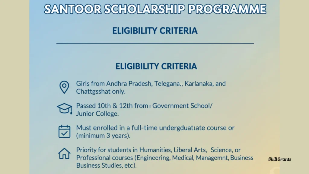 Santoor Scholarship