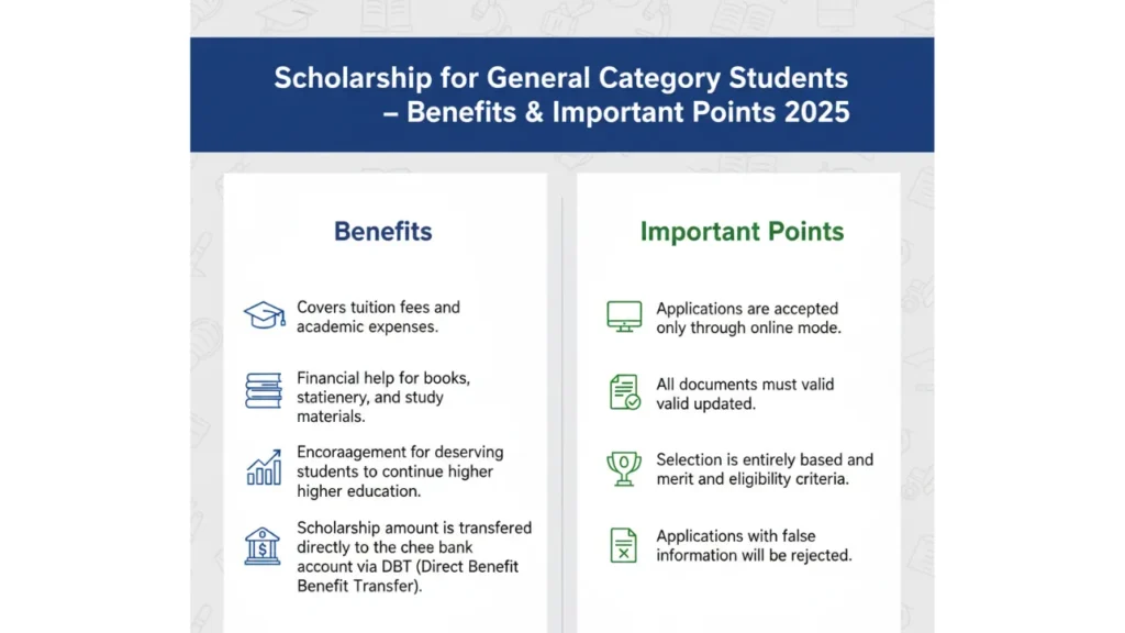 Scholarship for General Category Students
