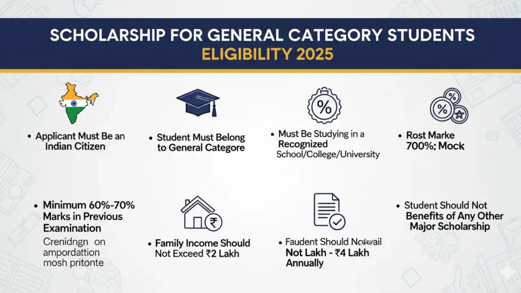 Scholarship for General Category Students