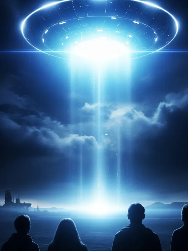 आसमान में दिखी रहस्यमयी लाइट UFO या एलियन का राज