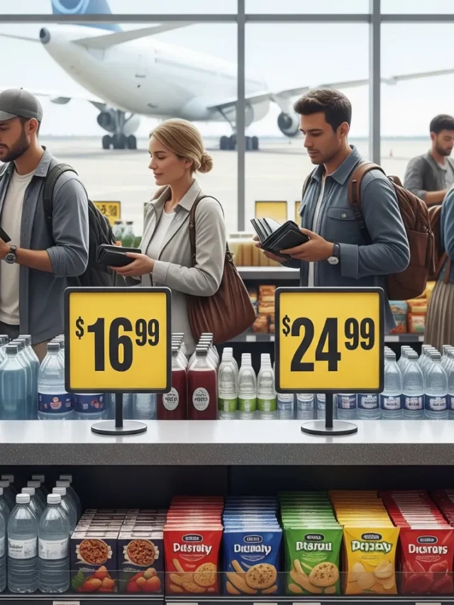 एयरपोर्ट पर पानी और स्नैक्स इतने महंगे क्यों होते हैं? ये है असली वजह!