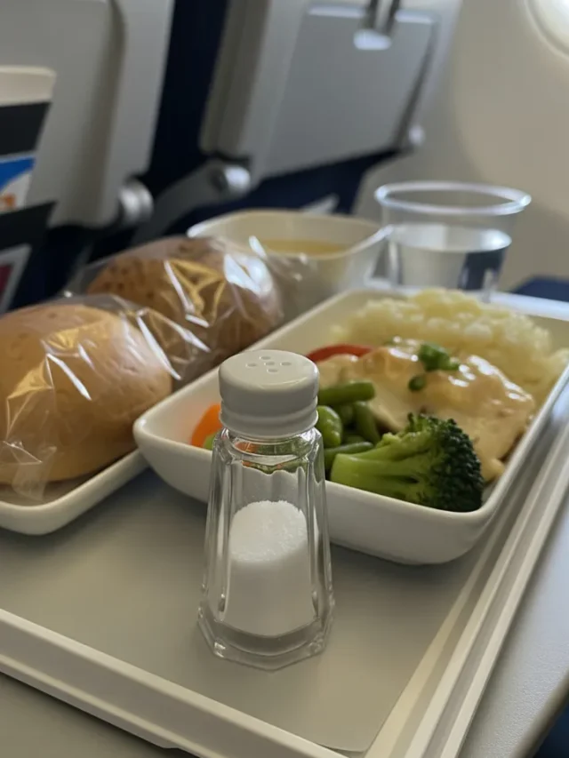 फ्लाइट फूड का नमक राज़