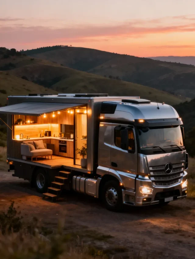 ट्रक बना लग्जरी होम