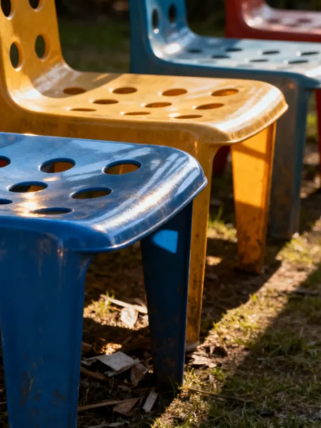 प्लास्टिक स्टूल और कुर्सी में छेद का असली राज़