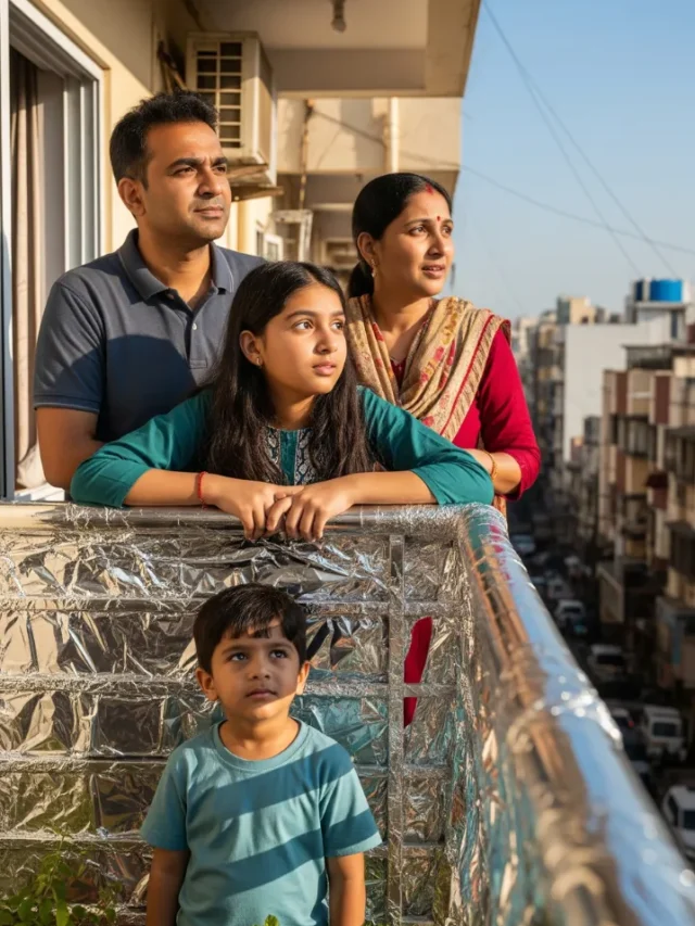 बालकनी में एल्युमिनियम फॉयल रखने का टोटका