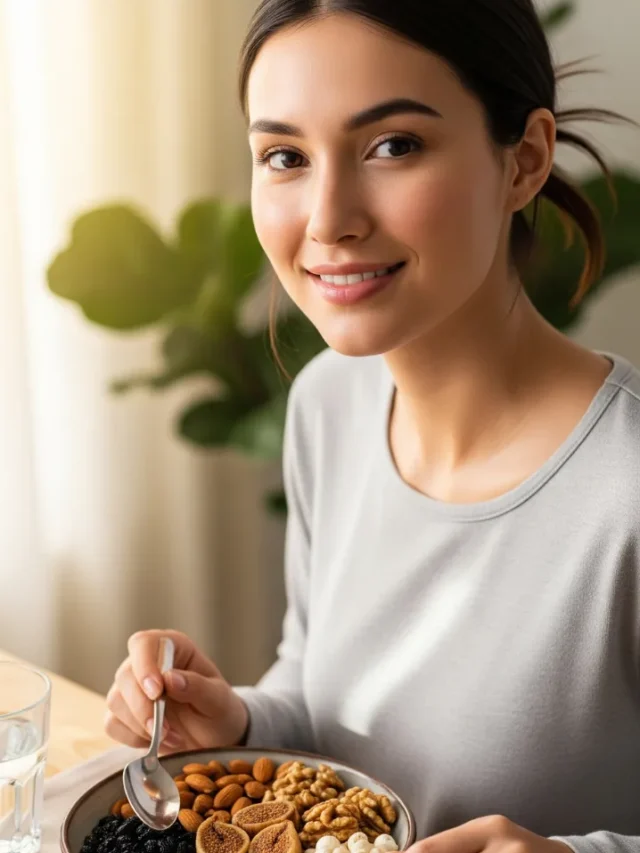 Rojana bhigokr khaye dry fruit