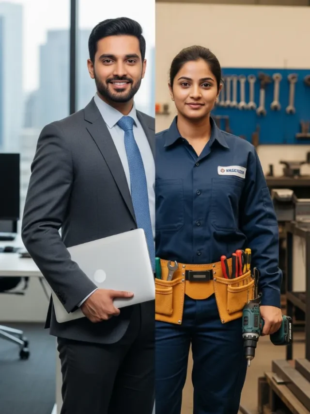 White-collar job और Blue-collar jobs