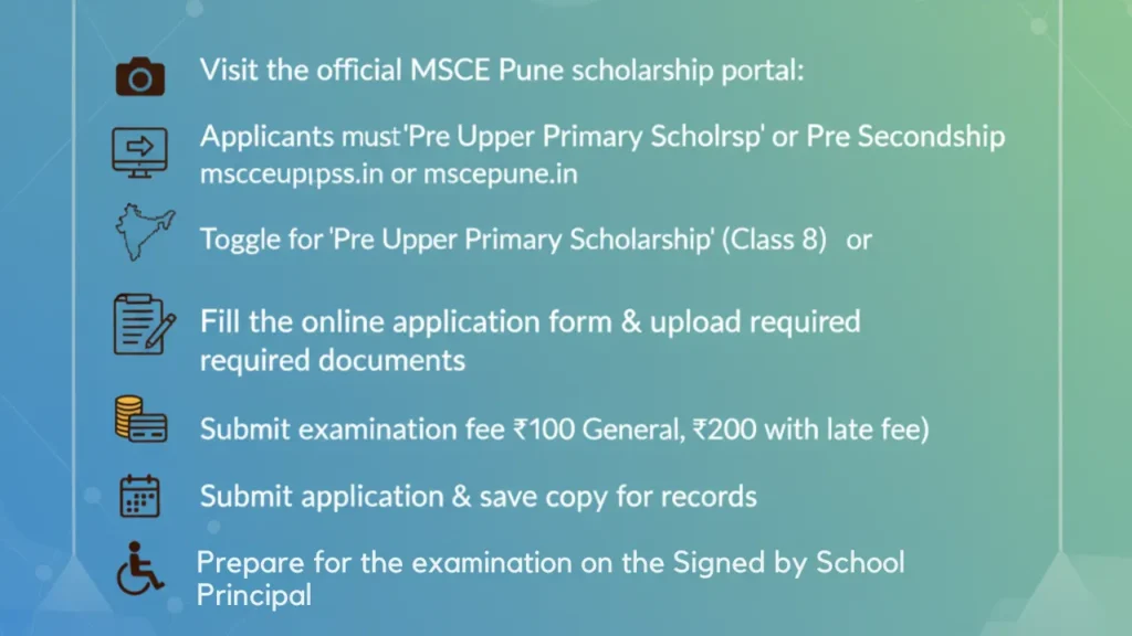 msce pune scholarship
