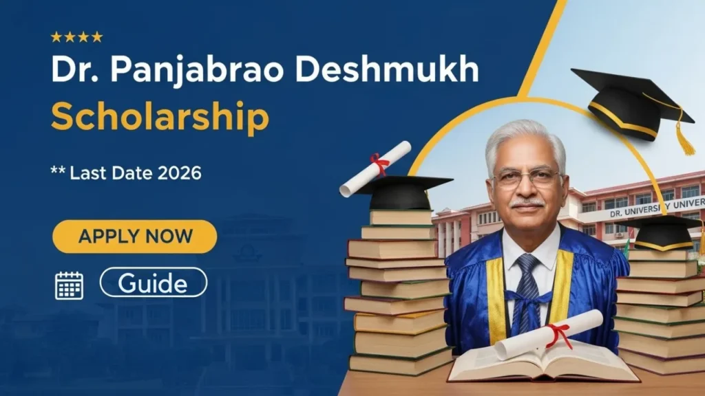panjabrao deshmukh scholarship last date