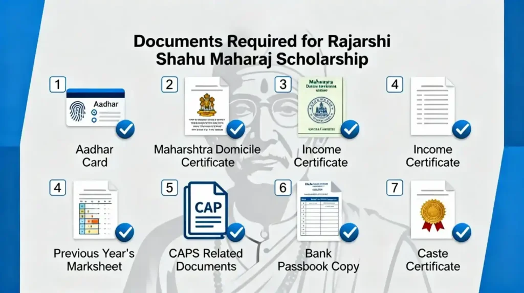 rajarshi shahu maharaj scholarship