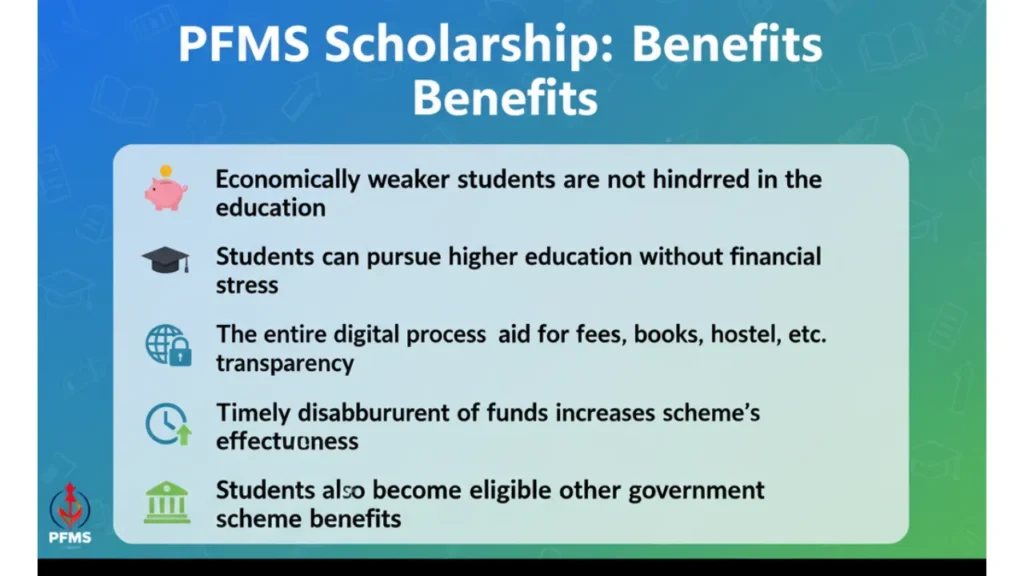what is pfms scholarship