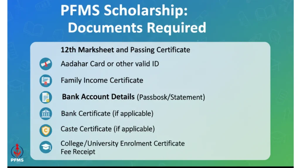 what is pfms scholarship