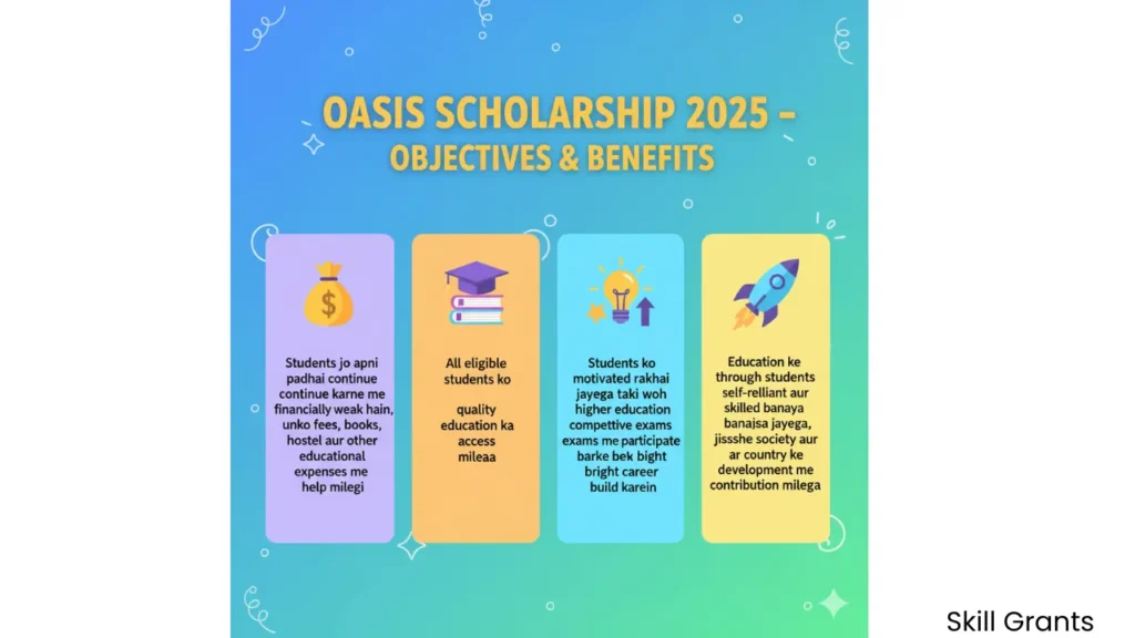 Oasis Scholarship Status