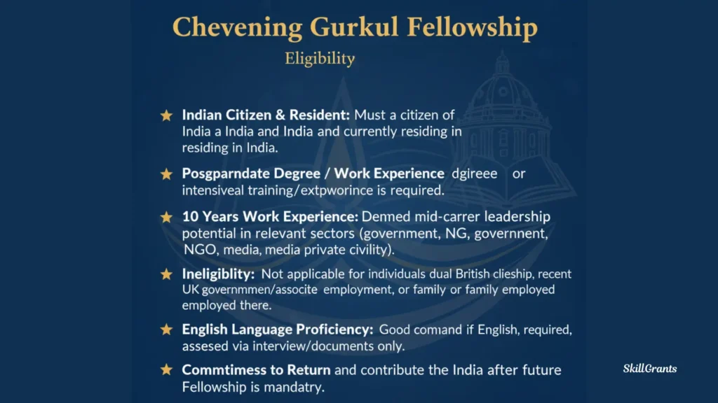Chevening Gurukul Fellowship