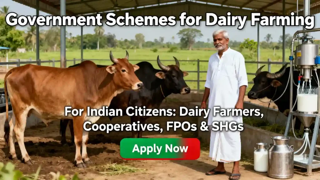 Government Schemes for Dairy Farming