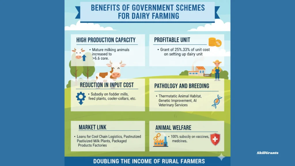 Government Schemes for Dairy Farming