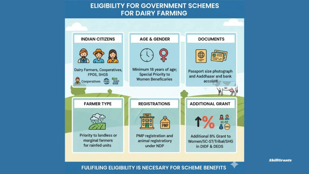 Government Schemes for Dairy Farming