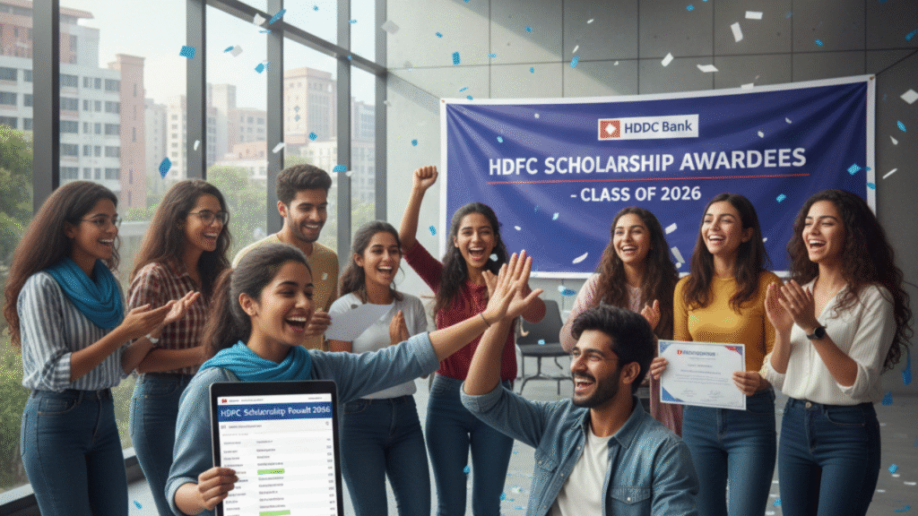 HDFC Scholarship Result