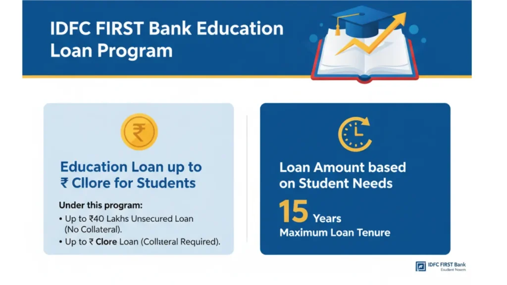 IDFC FIRST Bank Education Loan Program