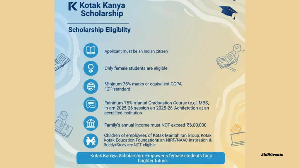 Kotak Kanya Scholarship
