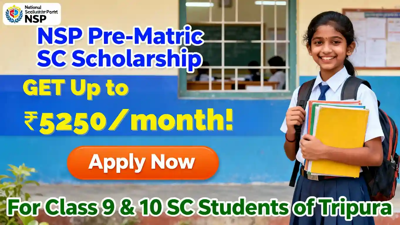 NSP Pre-Matric SC Scholarship Class 9 and 10