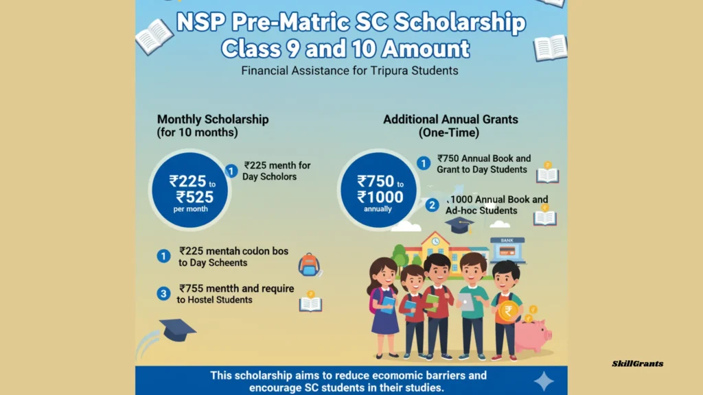 NSP Pre-Matric SC Scholarship Class 9 and 10