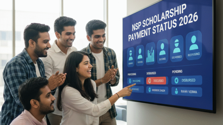 NSP Scholarship Payment Status 2026 चेक करने की प्रक्रिया