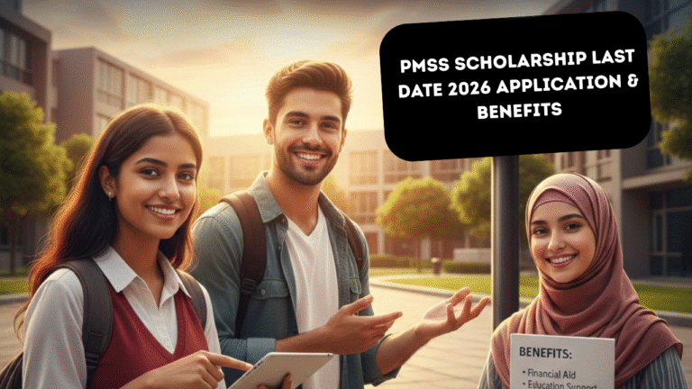 PMSS Scholarship Last Date 2026 Application & Benefits
