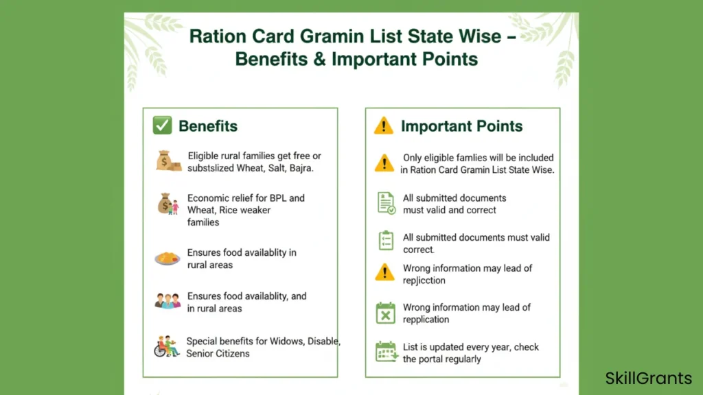 Ration Card Gramin List State Wise