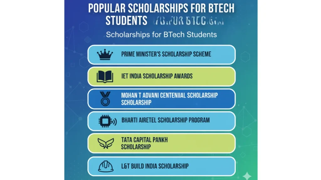 Scholarship for BTech students