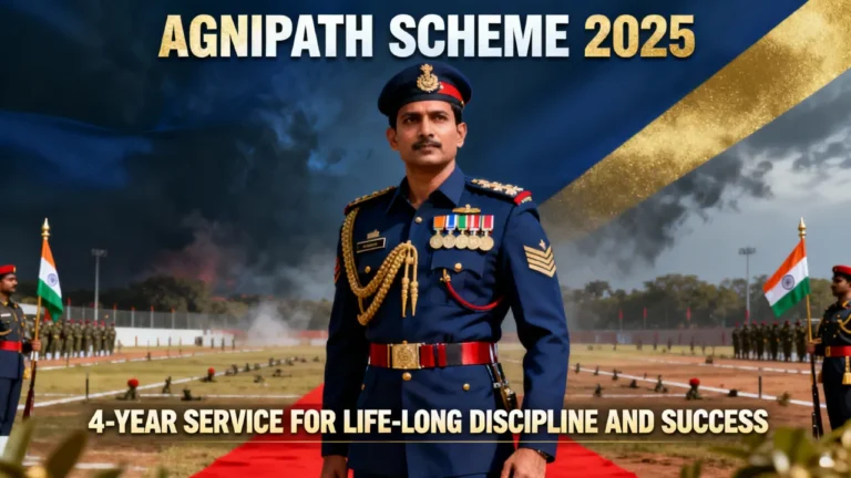 Agnipath Scheme 4 साल की Service से जीवनभर का Discipline और Success