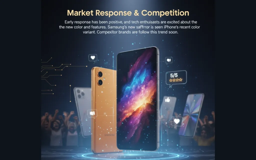 Samsung saffron color phone